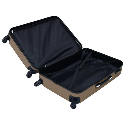Hartschalen-Trolley Braun ABS - Pazzar.ch
