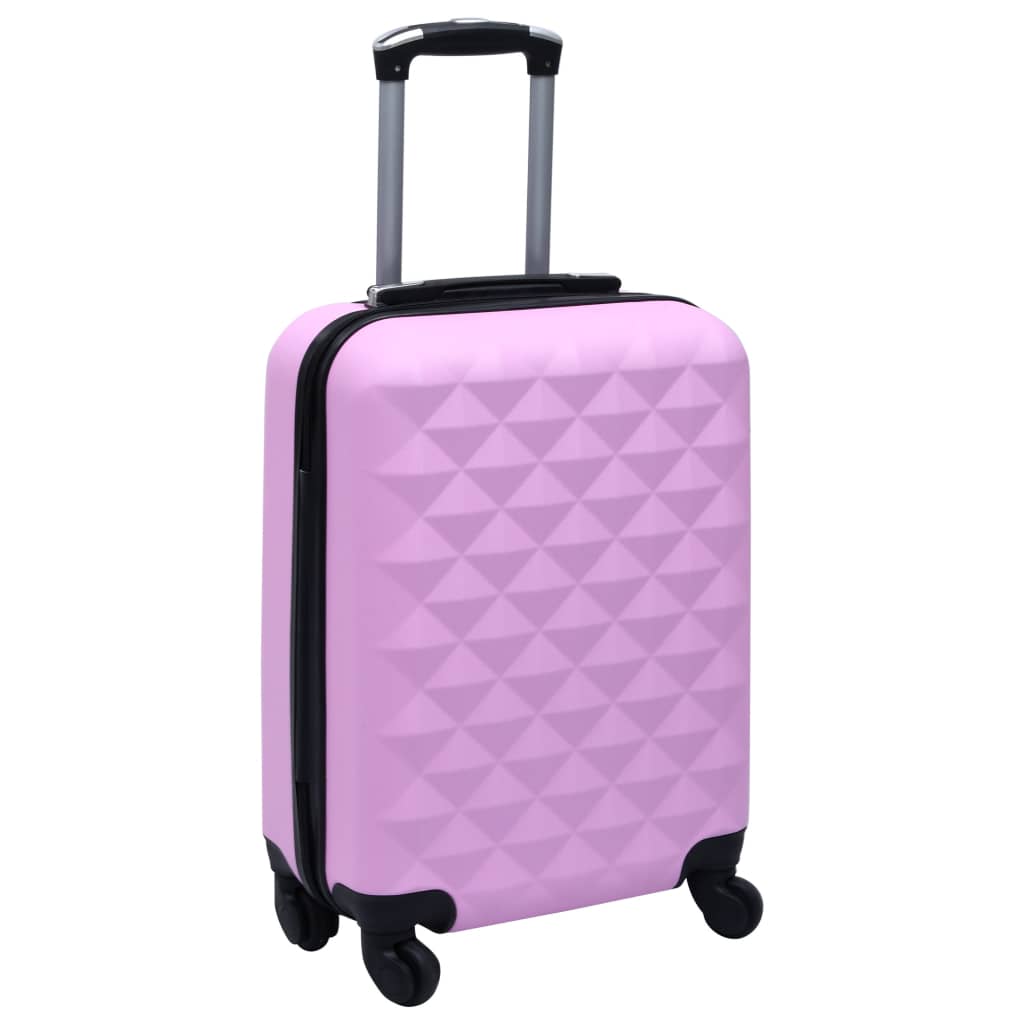 Hartschalen-Trolley-Set 2 Stk. Rosa ABS - Pazzar.ch