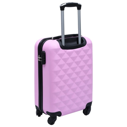 Hartschalen-Trolley-Set 2 Stk. Rosa ABS - Pazzar.ch