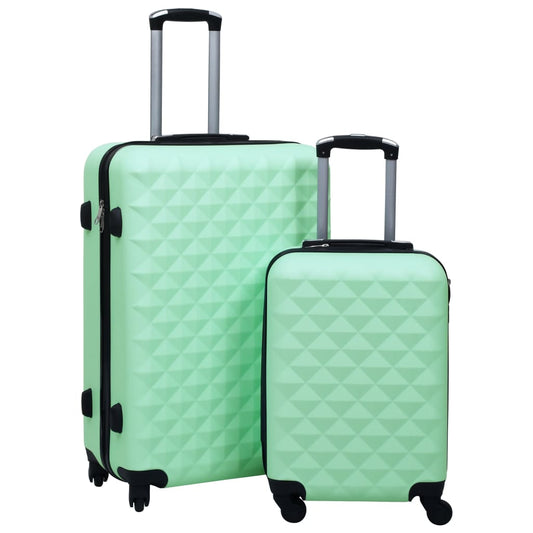 Hartschalen-Trolley-Set 2 Stk. Minzgrün ABS - Pazzar.ch