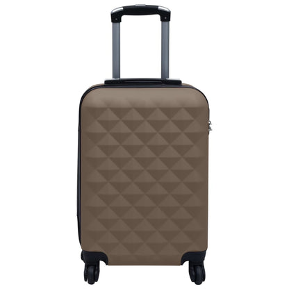 Hartschalen-Trolley-Set 2 Stk. Braun ABS - Pazzar.ch