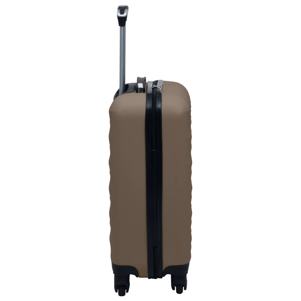 Hartschalen-Trolley-Set 2 Stk. Braun ABS - Pazzar.ch