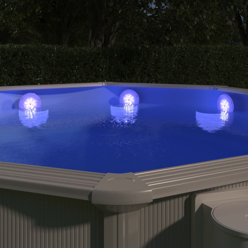 Unterwasser-LED-Poollampe mit Fernbedienung Weiß - Pazzar.ch