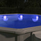 Unterwasser-LED-Poollampe mit Fernbedienung Mehrfarbig