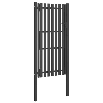 Gartentor Stahl 1x2,5 m Anthrazit - Pazzar.ch