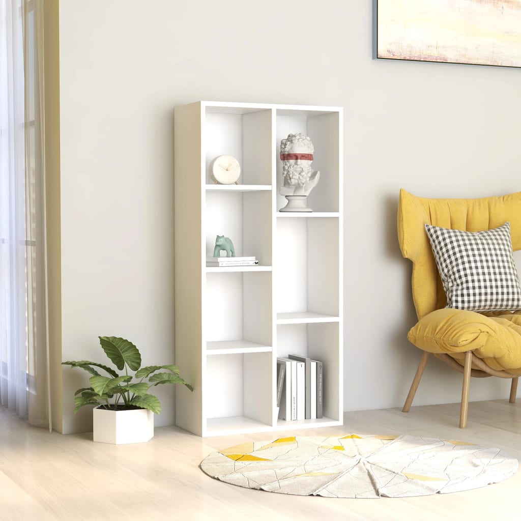Bücherregal Weiß 50×25×106 cm Holzwerkstoff - Pazzar.ch