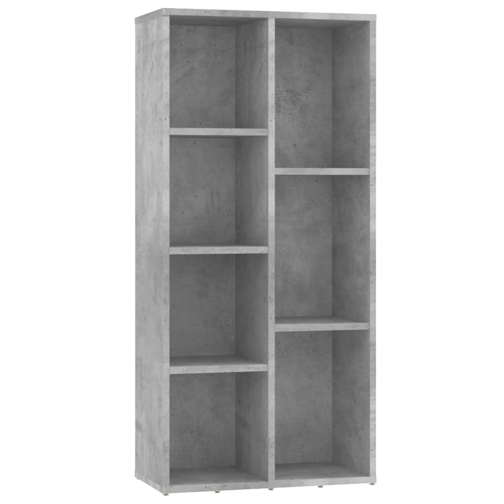 Bücherregal Betongrau 50x25x106 cm Holzwerkstoff - Pazzar.ch