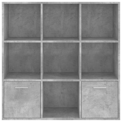 Bücherregal Betongrau 98x30x98 cm Holzwerkstoff - Pazzar.ch