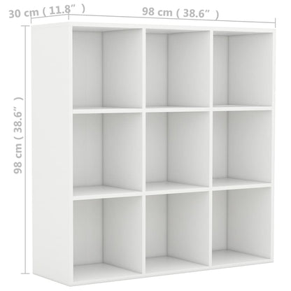 Bücherregal Weiß 98x29x97,5 cm Holzwerkstoff - Pazzar.ch
