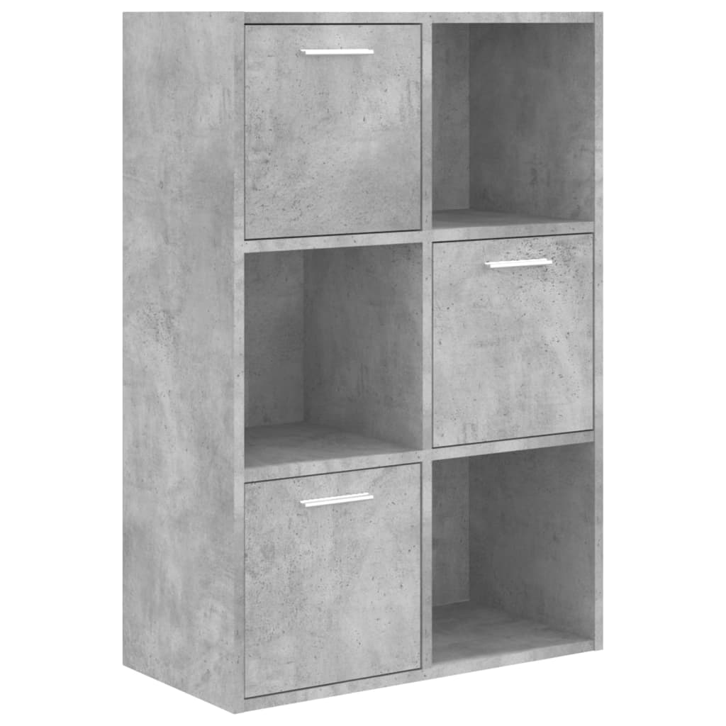 Lagerschrank Betongrau 60x29,5x90 cm Holzwerkstoff - Pazzar.ch