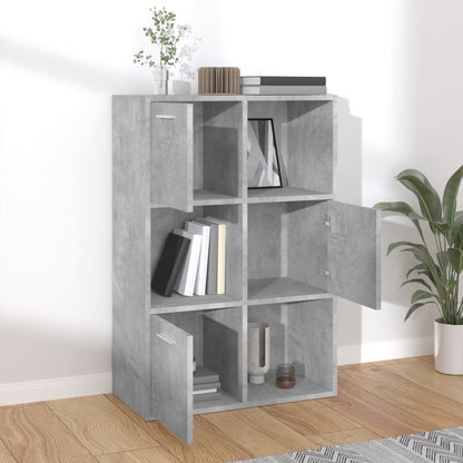Lagerschrank Betongrau 60x29,5x90 cm Holzwerkstoff - Pazzar.ch