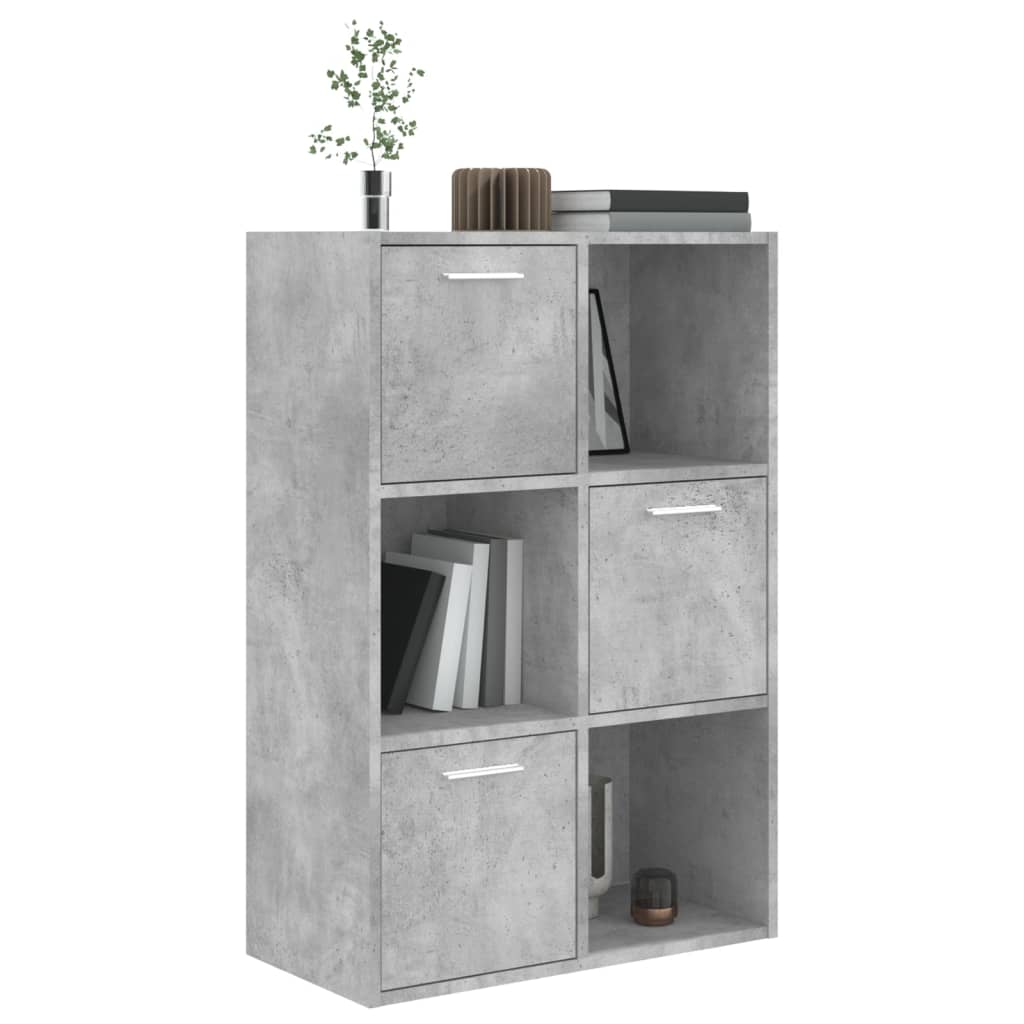 Lagerschrank Betongrau 60x29,5x90 cm Holzwerkstoff - Pazzar.ch