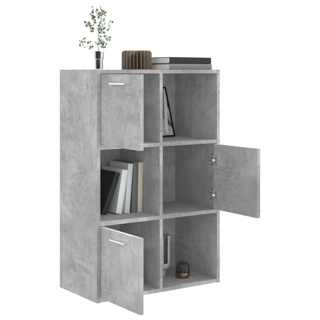 Lagerschrank Betongrau 60x29,5x90 cm Holzwerkstoff - Pazzar.ch