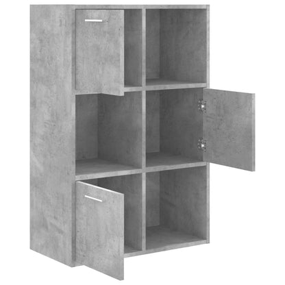 Lagerschrank Betongrau 60x29,5x90 cm Holzwerkstoff - Pazzar.ch