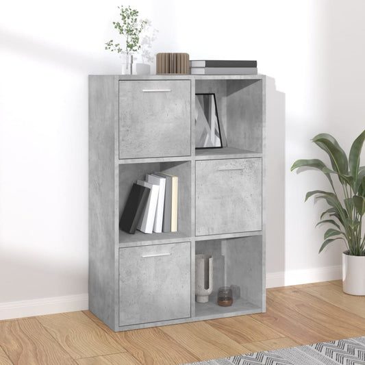Lagerschrank Betongrau 60x29,5x90 cm Holzwerkstoff - Pazzar.ch
