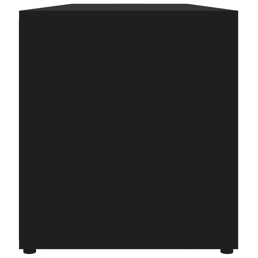 TV-Schrank Schwarz 120x34x37 cm Holzwerkstoff - Pazzar.ch