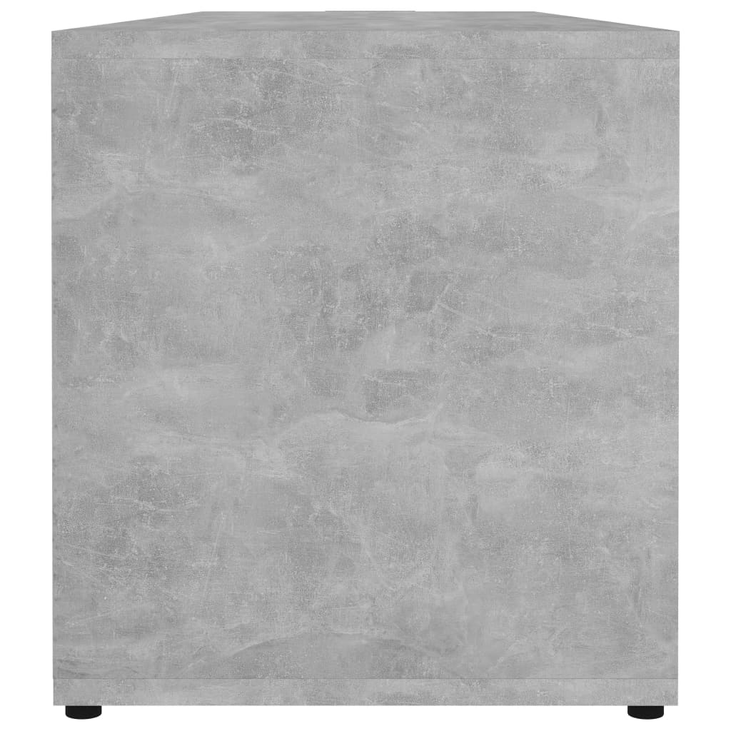 TV-Schrank Betongrau 120x34x37 cm Holzwerkstoff - Pazzar.ch