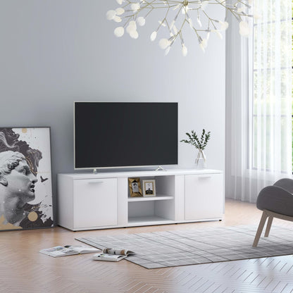 TV-Schrank Weiß 120x34x37 cm Holzwerkstoff - Pazzar.ch