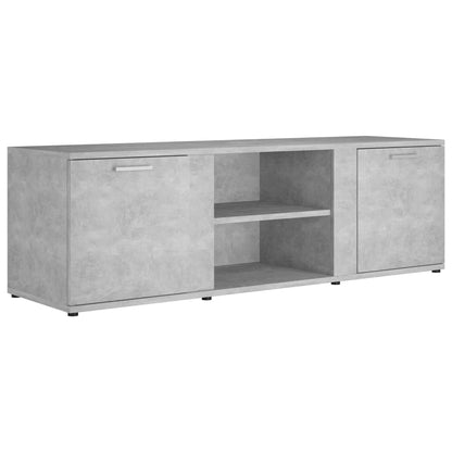 TV-Schrank Betongrau 120x34x37 cm Holzwerkstoff - Pazzar.ch