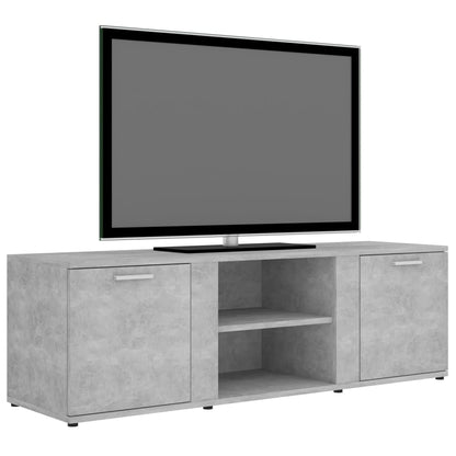 TV-Schrank Betongrau 120x34x37 cm Holzwerkstoff - Pazzar.ch