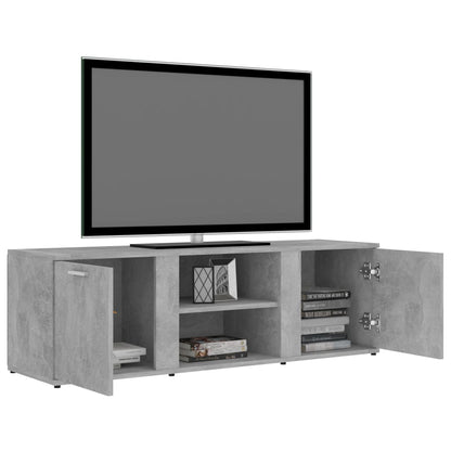 TV-Schrank Betongrau 120x34x37 cm Holzwerkstoff - Pazzar.ch