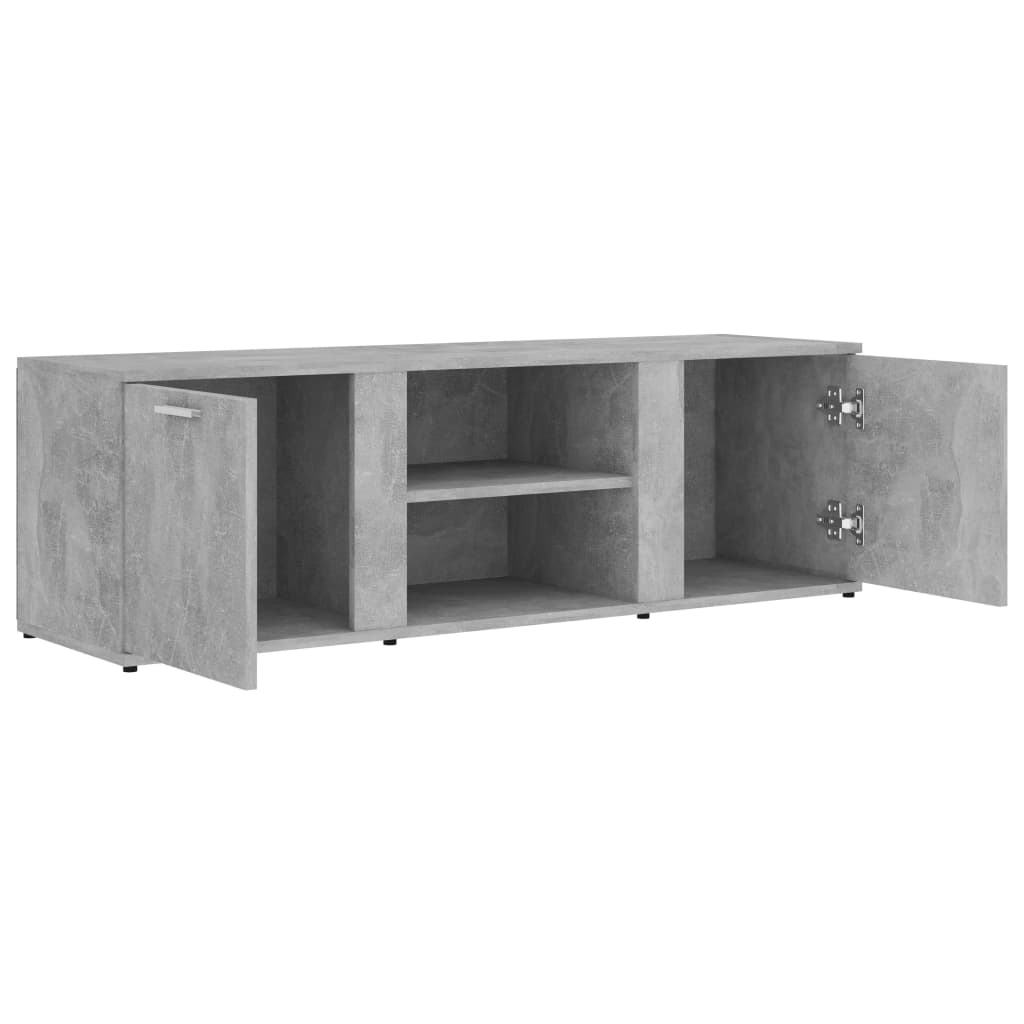 TV-Schrank Betongrau 120x34x37 cm Holzwerkstoff - Pazzar.ch