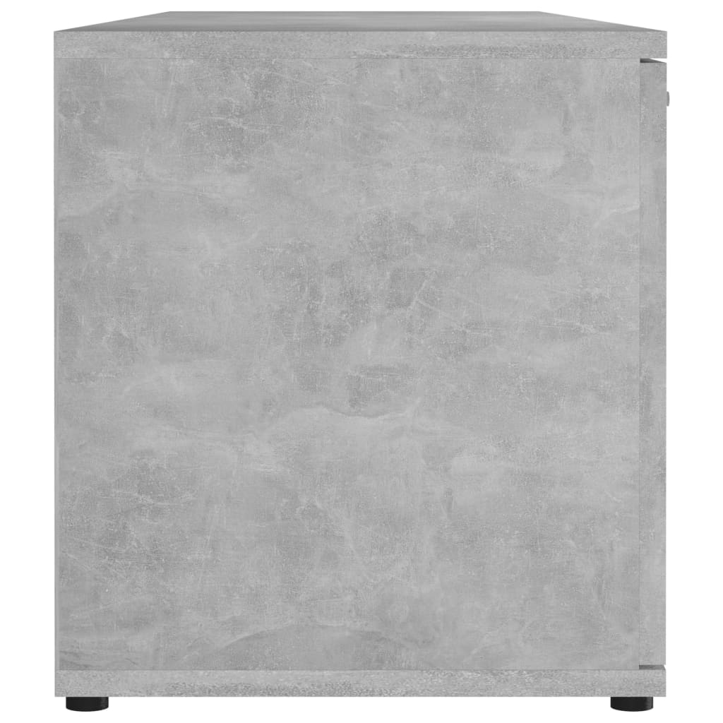 TV-Schrank Betongrau 120x34x37 cm Holzwerkstoff - Pazzar.ch