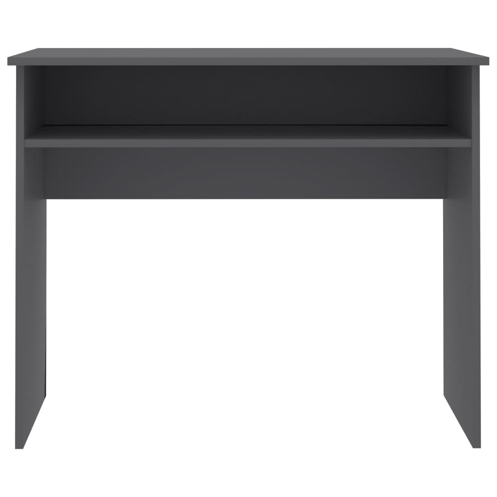 Schreibtisch Grau 90x50x74 cm Holzwerkstoff - Pazzar.ch