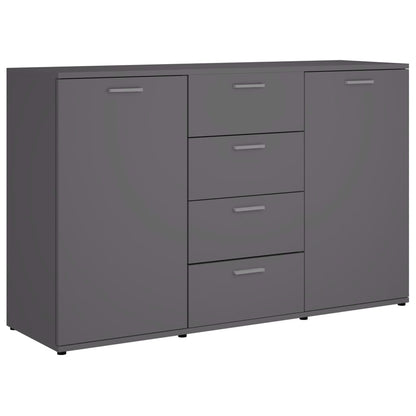 Sideboard Grau 120x35,5x75 cm Holzwerkstoff - Pazzar.ch