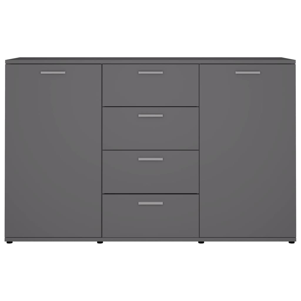 Sideboard Grau 120x35,5x75 cm Holzwerkstoff - Pazzar.ch