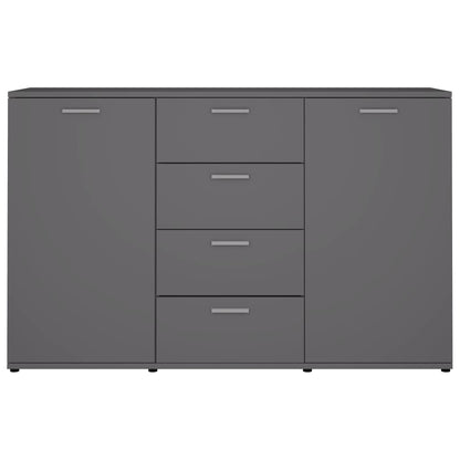 Sideboard Grau 120x35,5x75 cm Holzwerkstoff - Pazzar.ch