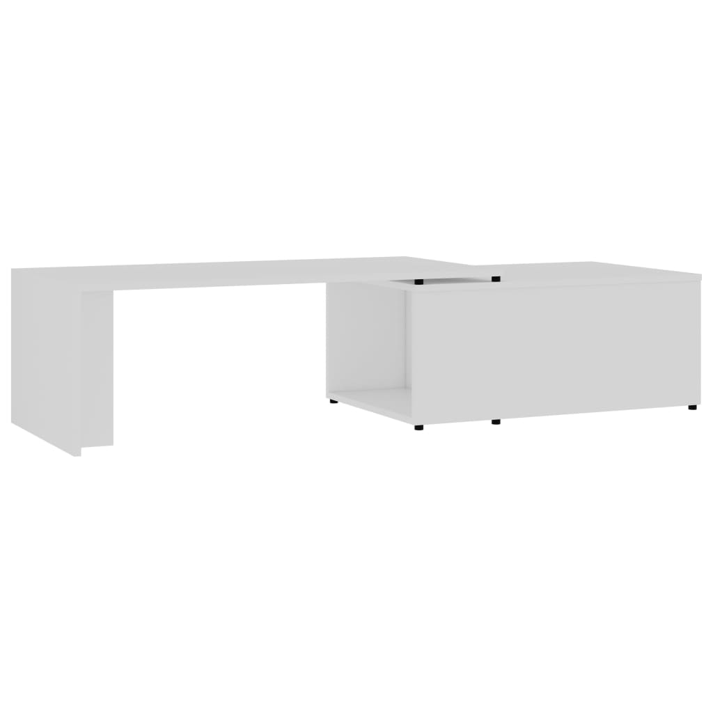 Couchtisch Weiß 150x50x35 cm Holzwerkstoff - Pazzar.ch
