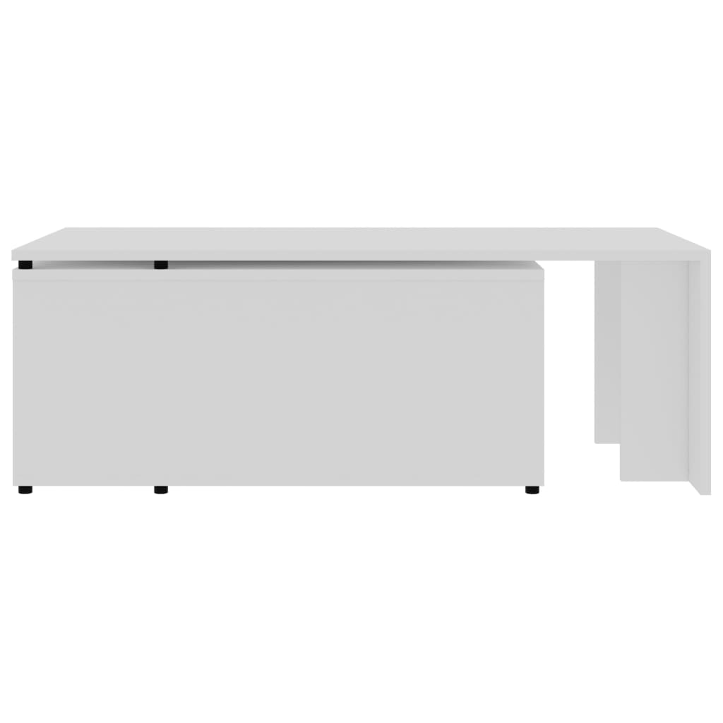 Couchtisch Weiß 150x50x35 cm Holzwerkstoff - Pazzar.ch