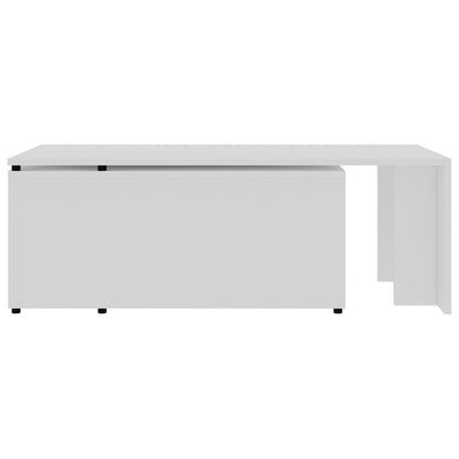Couchtisch Weiß 150x50x35 cm Holzwerkstoff - Pazzar.ch