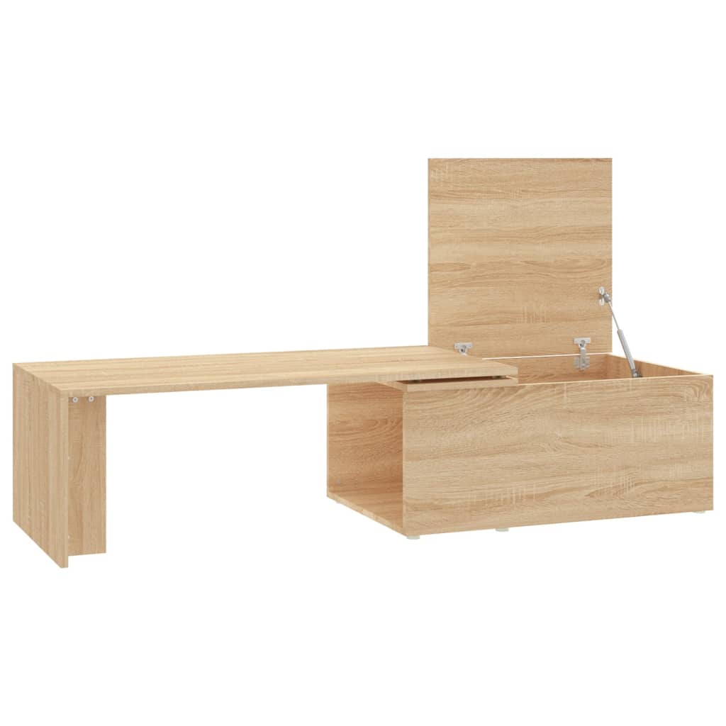 Couchtisch Sonoma-Eiche 150x50x35 cm Holzwerkstoff - Pazzar.ch