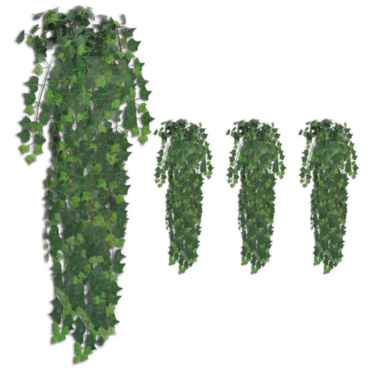 Künstliche Efeuranken 4 Stk. Grün 90 cm - Pazzar.ch