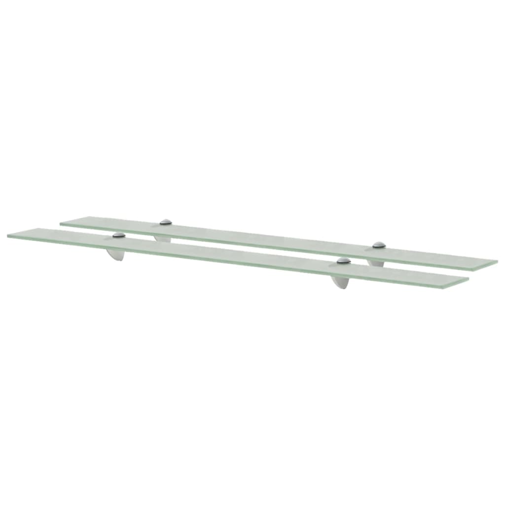 Schwebende Regale 2 Stk. Glas 100x10 cm 8 mm - Pazzar.ch