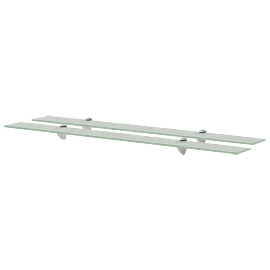 Schwebende Regale 2 Stk. Glas 100x10 cm 8 mm - Pazzar.ch