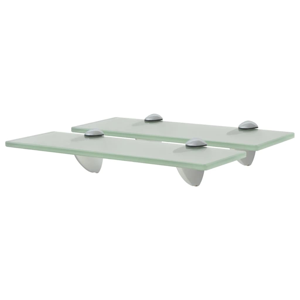 Schwebende Regale 2 Stk. Glas 30x20 cm 8 mm - Pazzar.ch
