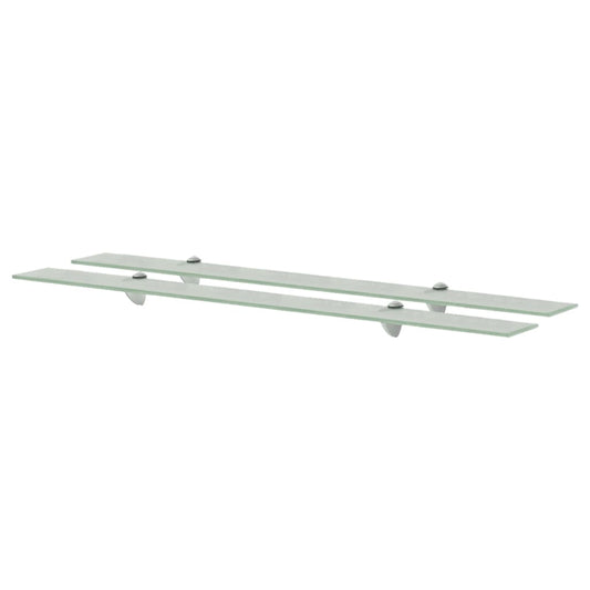Schwebende Regale 2 Stk. Glas 100x20 cm 8 mm - Pazzar.ch