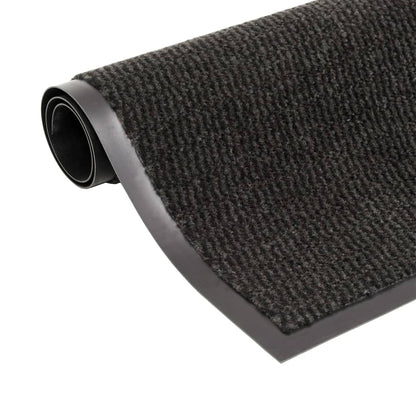 Schmutzfangmatten 2 Stk. Rechteckig Getuftet 40x60 cm Schwarz - Pazzar.ch