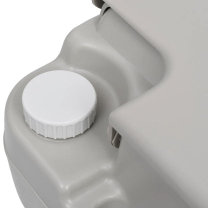 Tragbare Campingtoilette Grau 10 + 10 L - Pazzar.ch