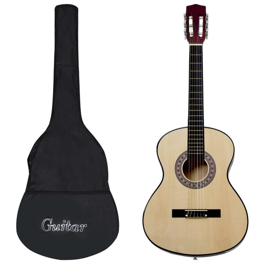 12.-tlg. Klassische Gitarre Set für Anfänger 4/4 39" - Pazzar.ch