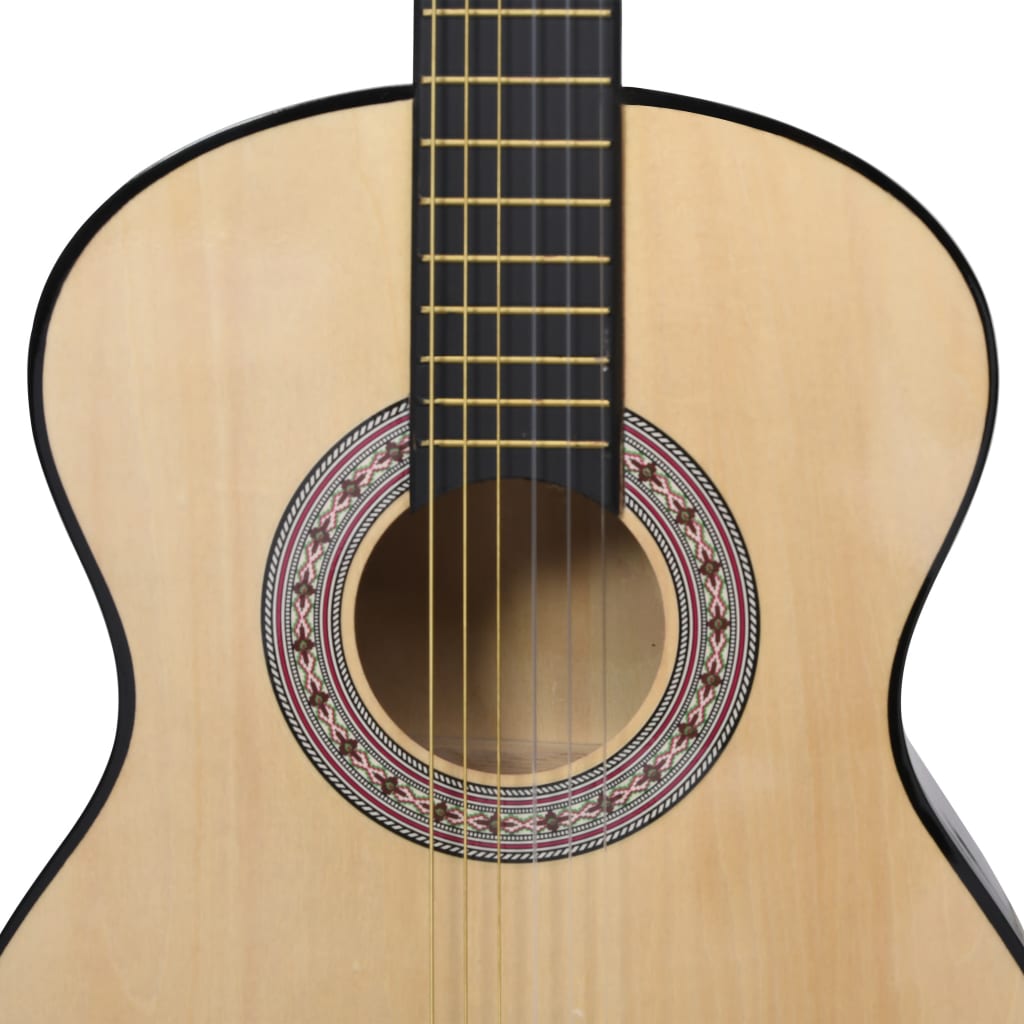 12.-tlg. Klassische Gitarre Set für Anfänger 4/4 39" - Pazzar.ch