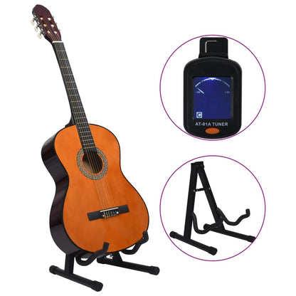 12.-tlg. Klassische Gitarre Set für Anfänger 4/4 39" - Pazzar.ch