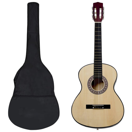 8-tlg. Klassische Gitarre Set für Kinder und Anfänger 3/4 36" - Pazzar.ch