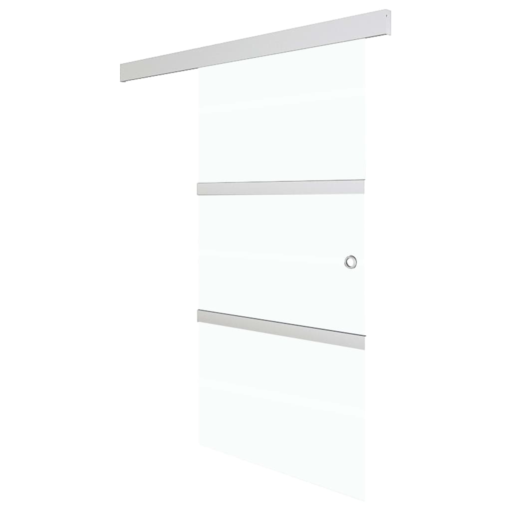 Schiebetür mit Softclose ESG-Glas und Aluminium 76x205 cm - Pazzar.ch