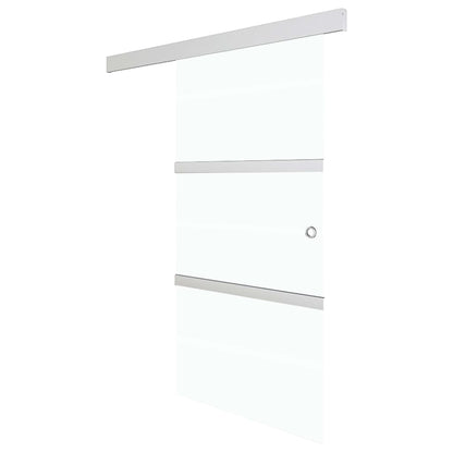 Schiebetür mit Softclose ESG-Glas und Aluminium 76x205 cm - Pazzar.ch