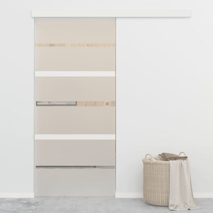 Schiebetür mit Softclose ESG-Glas und Aluminium 90x205 cm - Pazzar.ch