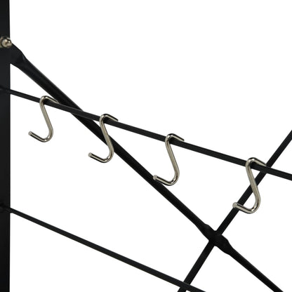 Mikrowellenregal Schwarz Eiche 60×39,6×79,5 cm Holzwerkstoff - Pazzar.ch